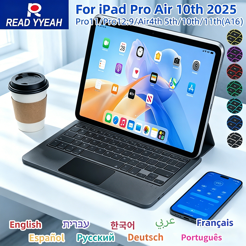 Magnetic Case Smart - Wireless Keyboard With Magnetic Adsorption For