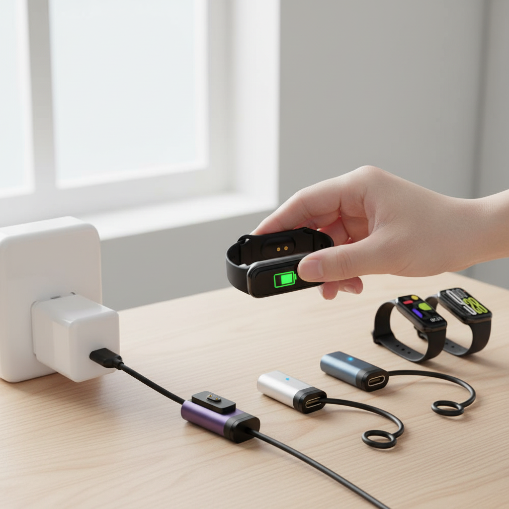 Magnetic Case Smart - Alloy LED Indicator Magnetic Charger Converter