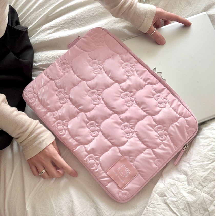 Tablet And Accessories Bag - Anime Kawaii Hello Kitty Pink Bags