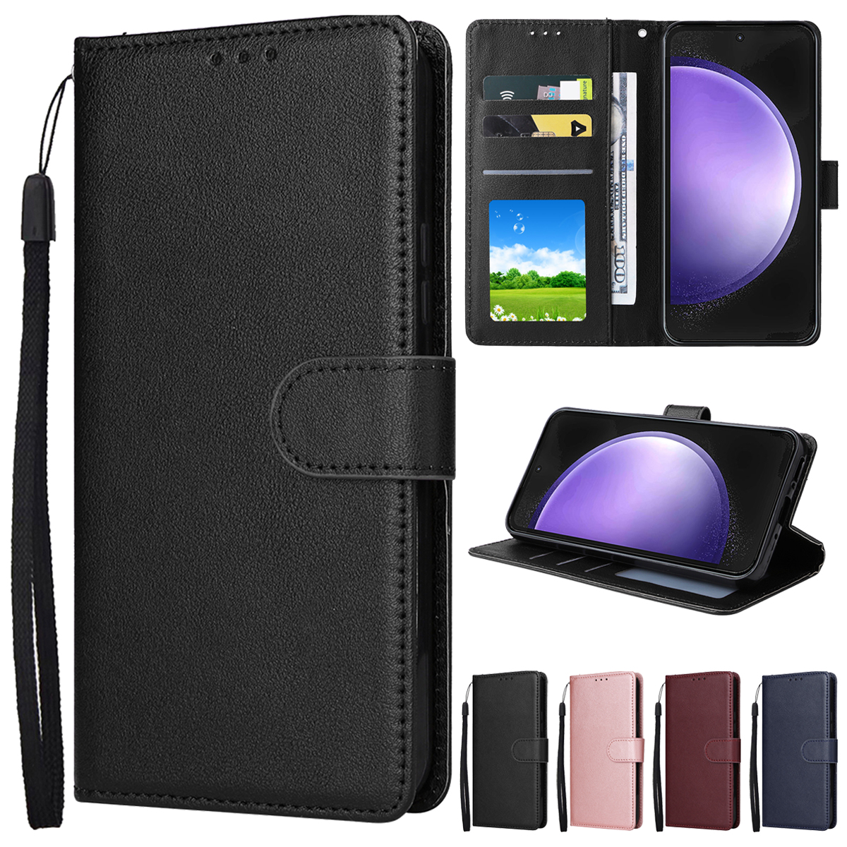 Tablet S9 Fe Accessories - Wallet Magnetic Flip With Card Slot