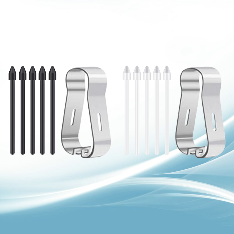 Tablet Pencil Accessories - Black/White Stylus Pen Tip Nibs Replacement