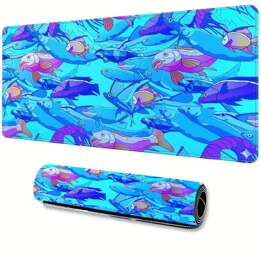 Graphic Tablet Accessories - HD Printing Fish Rubber Mouse Pad