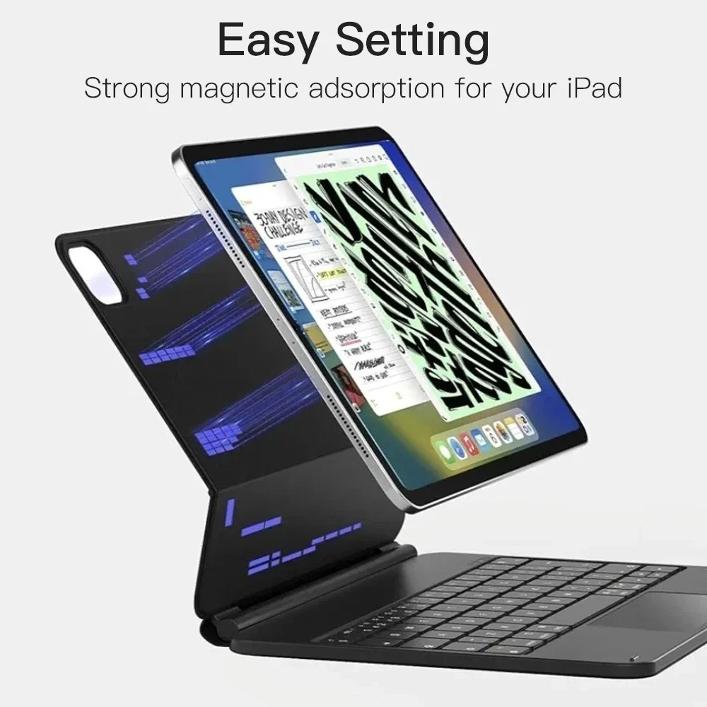 READYYEAH Magic Keyboard For i - Magnetic Case Smart ulasan dan harga