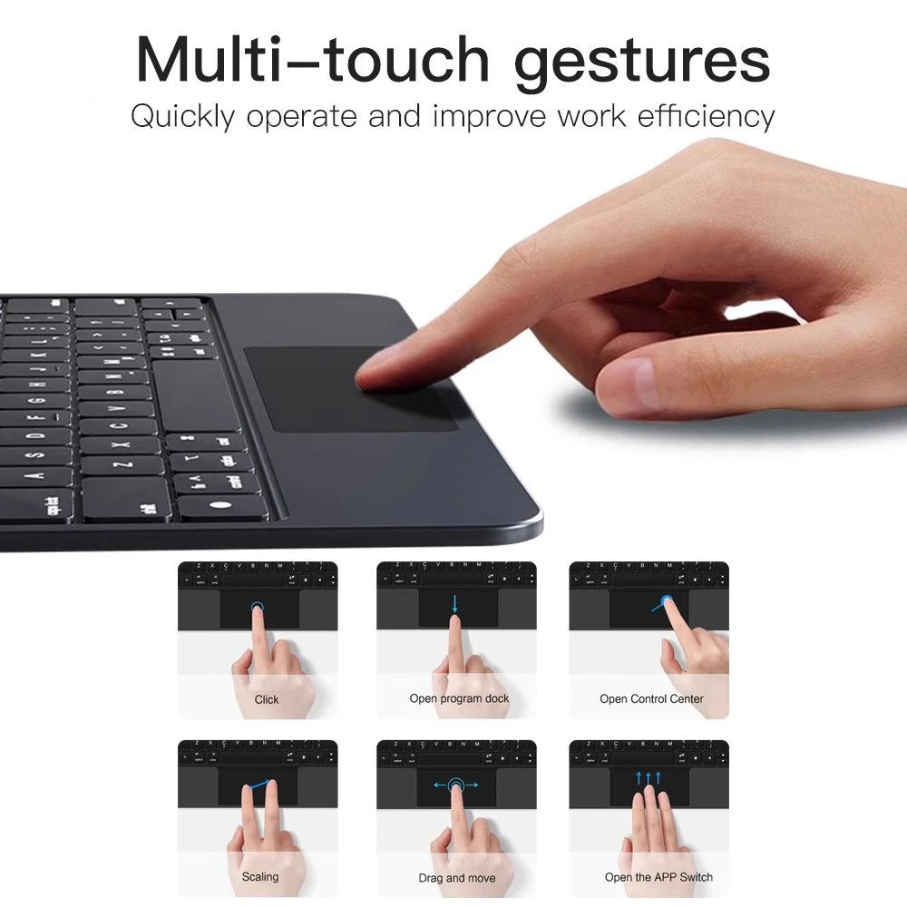 READYYEAH Magic Keyboard For i - Magnetic Case Smart ulasan dan harga