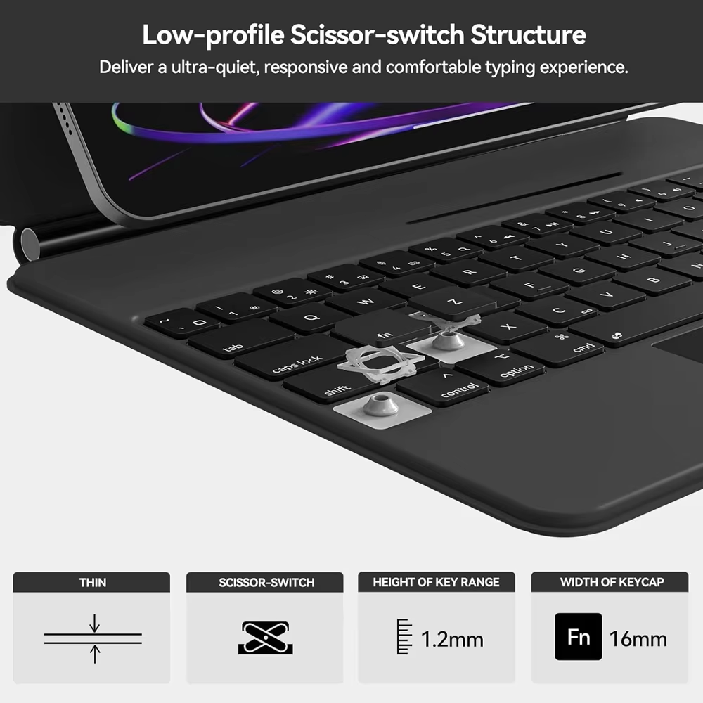 Wireless Keyboard With Magneti - Magnetic Case Smart ulasan dan harga