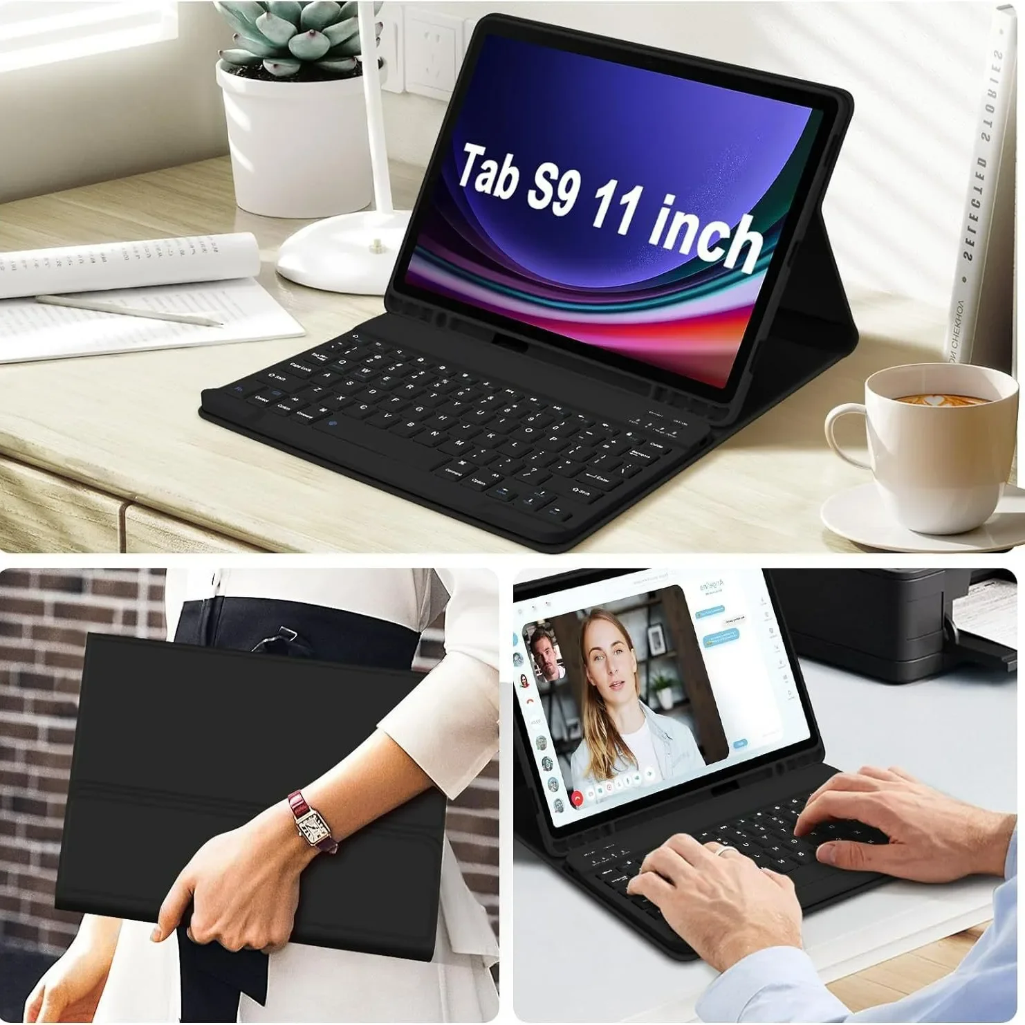 Detachable Bluetooth Keyboard  - Samsung Tablet Keyboard Accessories ulasan dan harga
