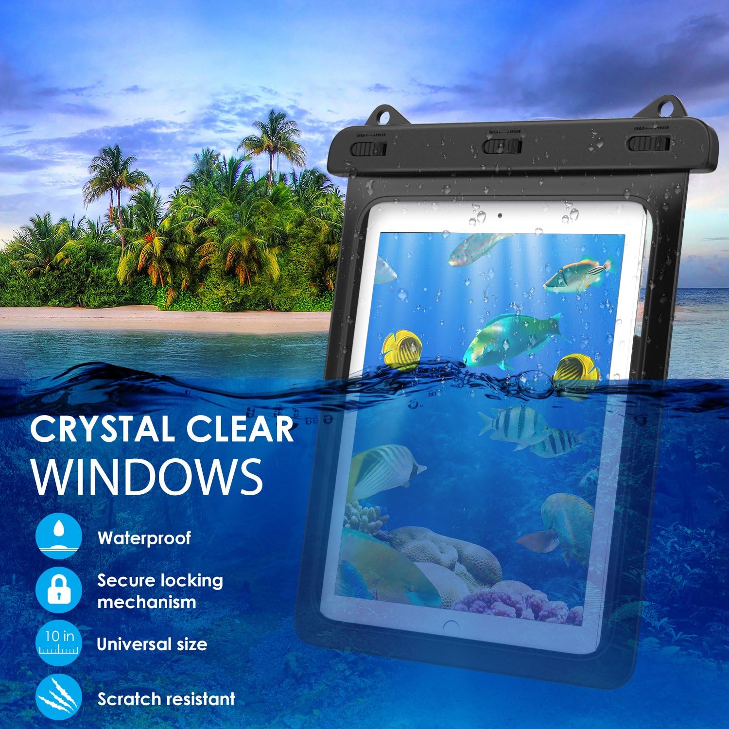MoKo Waterproof Tablet Case Ta - Tablet Accessories Samsung ulasan dan harga