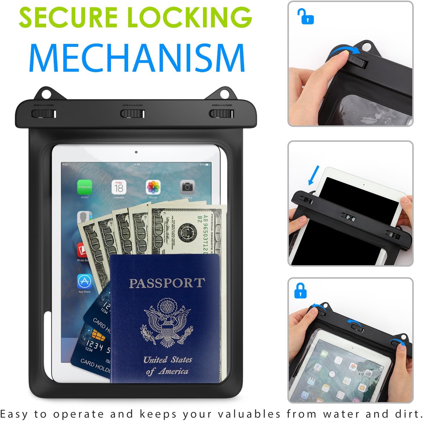 MoKo Waterproof Tablet Case Ta - Tablet Accessories Samsung ulasan dan harga