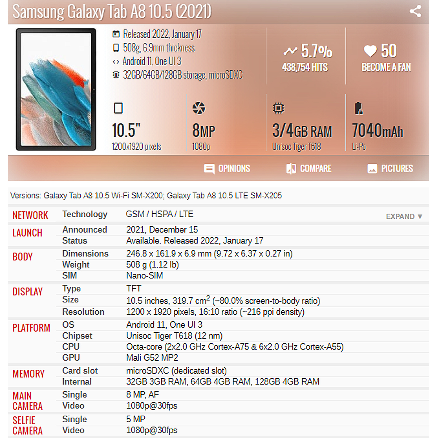 LCD For Samsung Galaxy Tab A8  - Tablet Accessories For Samsung ulasan dan harga