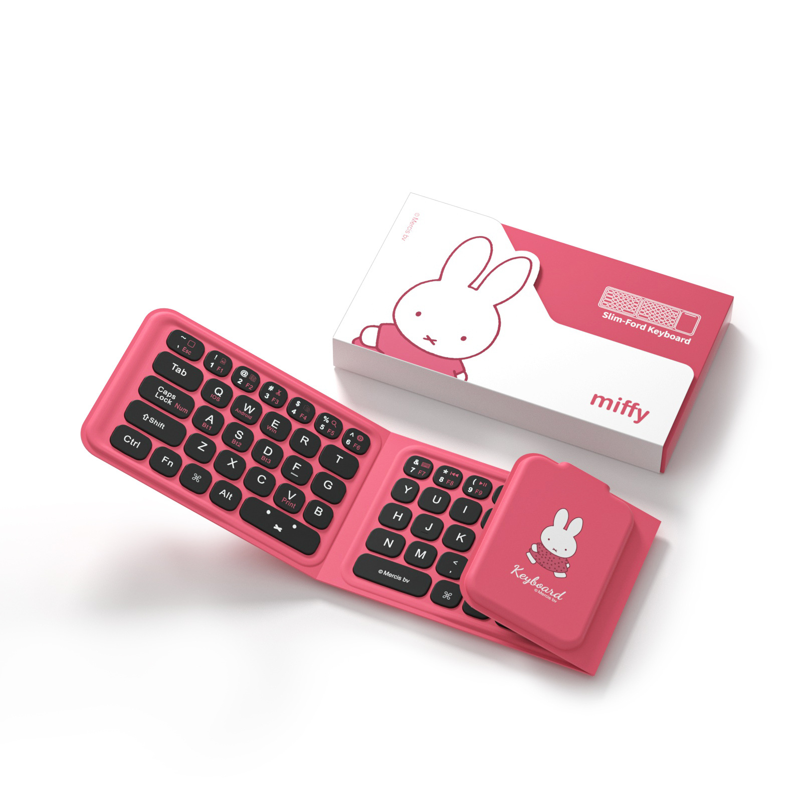 Miffy Triple fold keyboard Cut - Fire Tablet Accessories ulasan dan harga