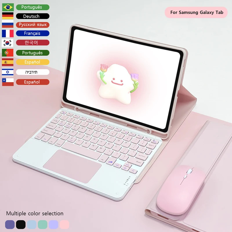 Magic Keyboard Case For Samsun - Tablet S9 Fe Accessories ulasan dan harga