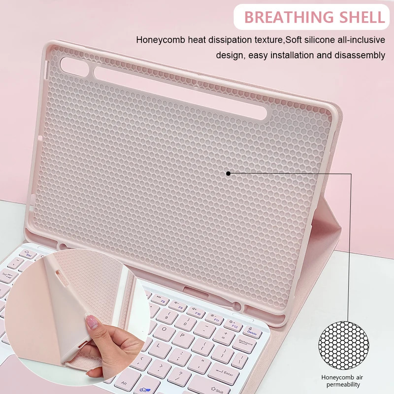Magic Keyboard Case For Samsun - Tablet S9 Fe Accessories ulasan dan harga