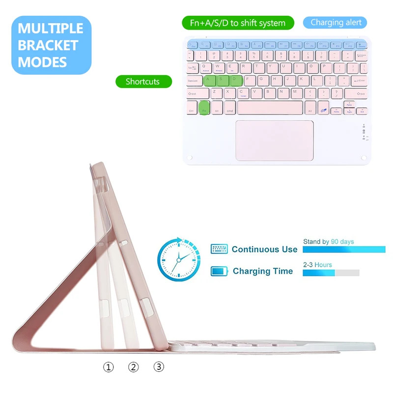 Magic Keyboard Case For Samsun - Tablet S9 Fe Accessories ulasan dan harga