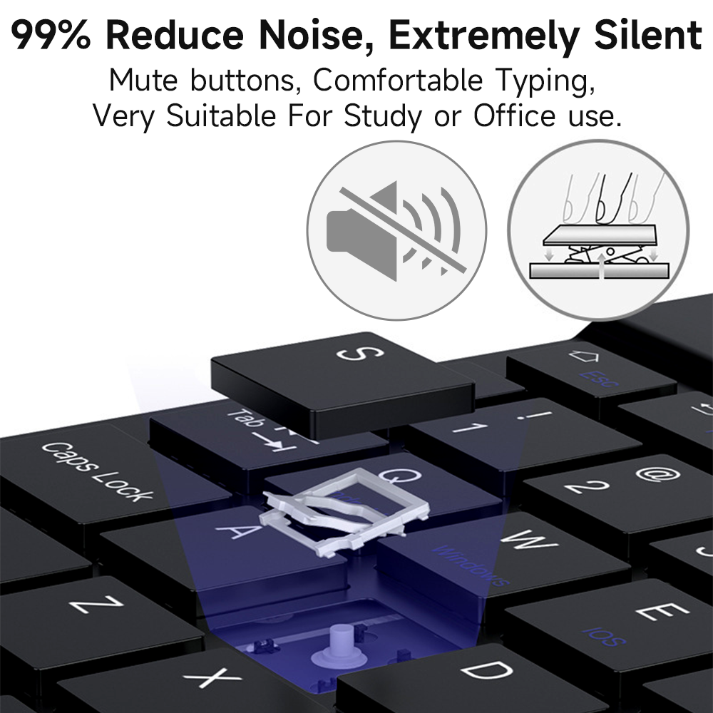 Bluetooth Keyboard for IOS And - Tablet Accessories Samsung ulasan dan harga