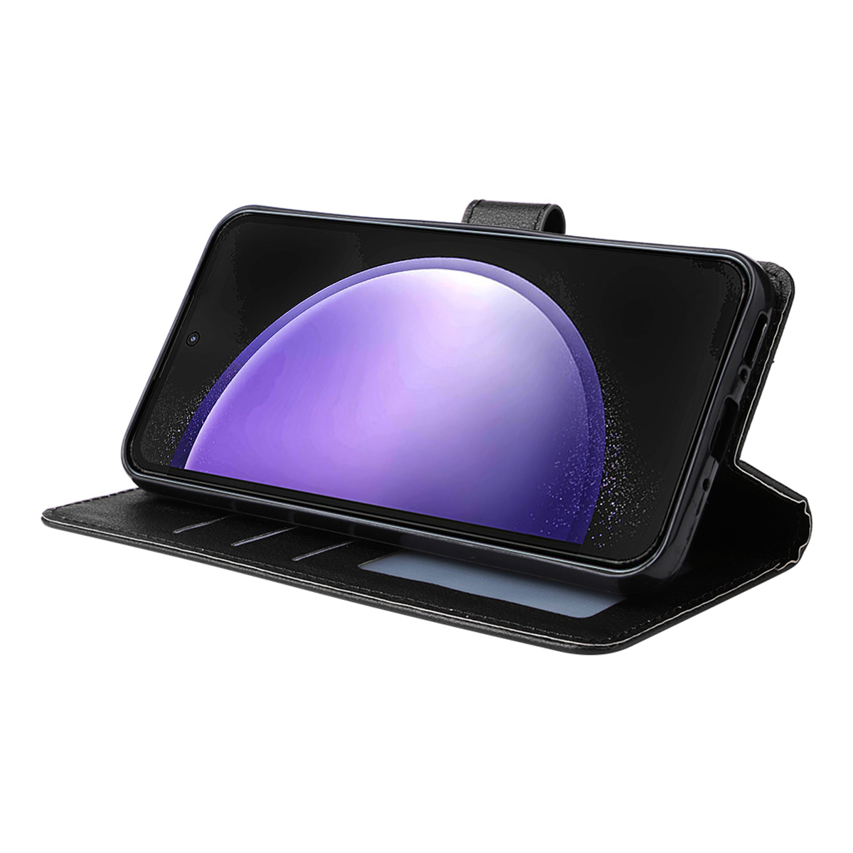Wallet Magnetic Flip With Card - Tablet S9 Fe Accessories ulasan dan harga