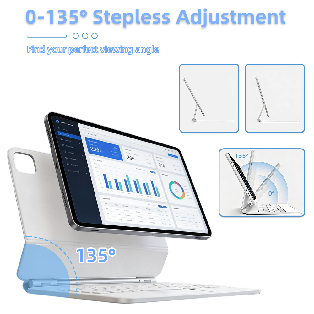 Magic Wireless Keyboard with T - Magnetic Case Smart ulasan dan harga