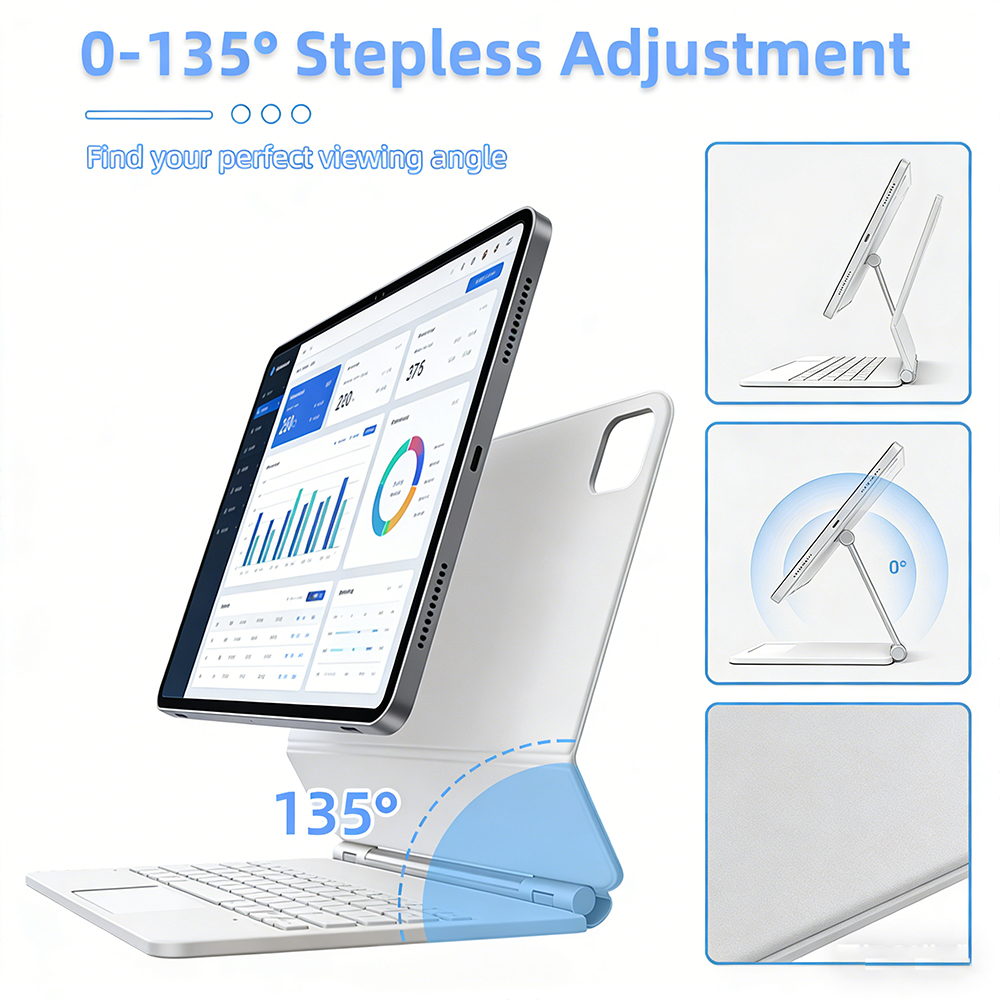 Magic Wireless Keyboard with T - Magnetic Case Smart ulasan dan harga