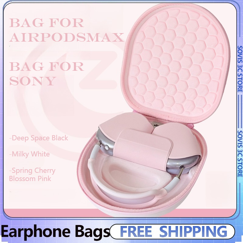 Sakura Pink Earphone Bags Smar - Magnetic Case Smart ulasan dan harga