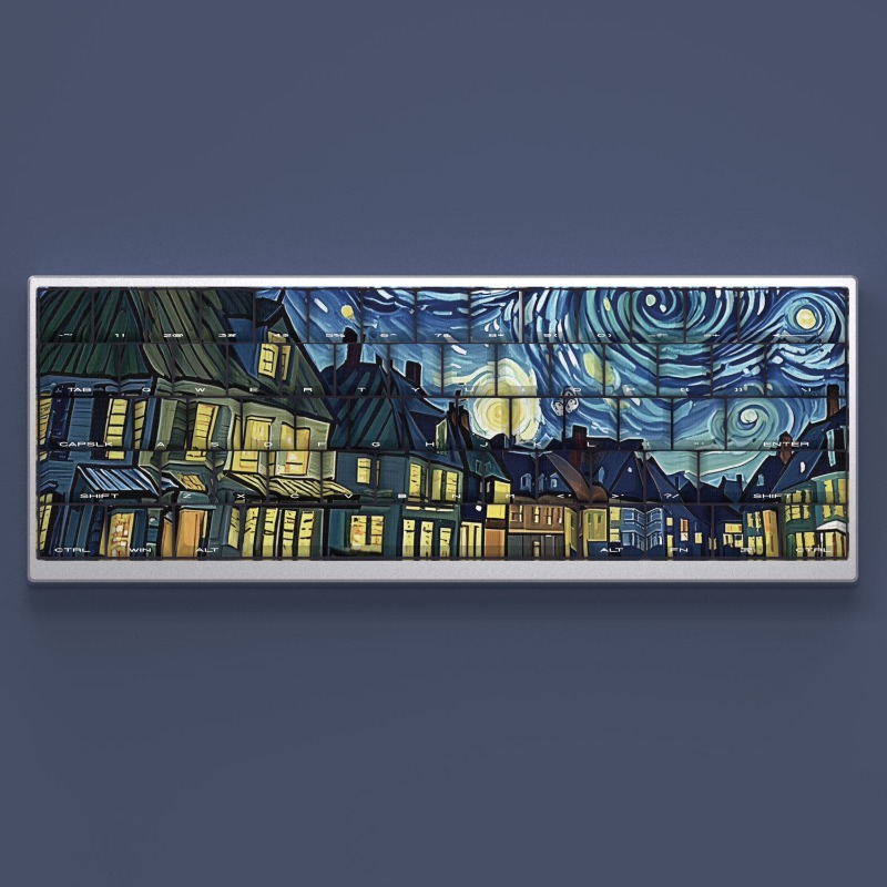 Van Gogh Starry Sky Theme Keyc - Tablet Pc Accessories ulasan dan harga
