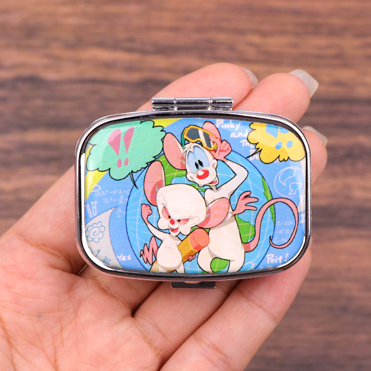 Cute Mouse Cartoon Travel Pill - Tablet Accessories Case ulasan dan harga