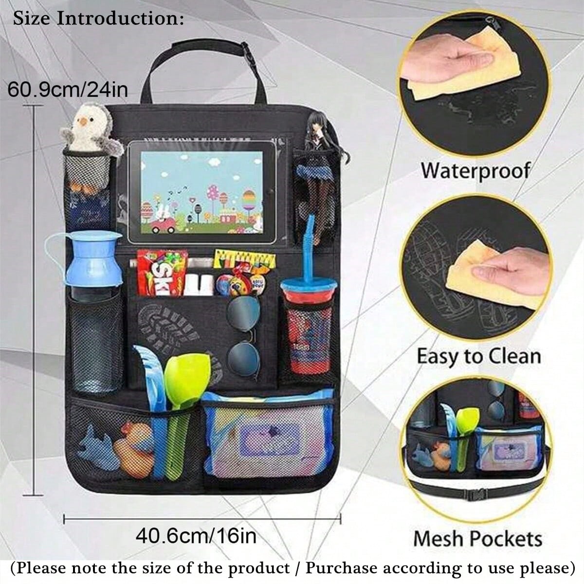 Backseat Car Organizer, Kick M - Tablet And Accessories Bag ulasan dan harga