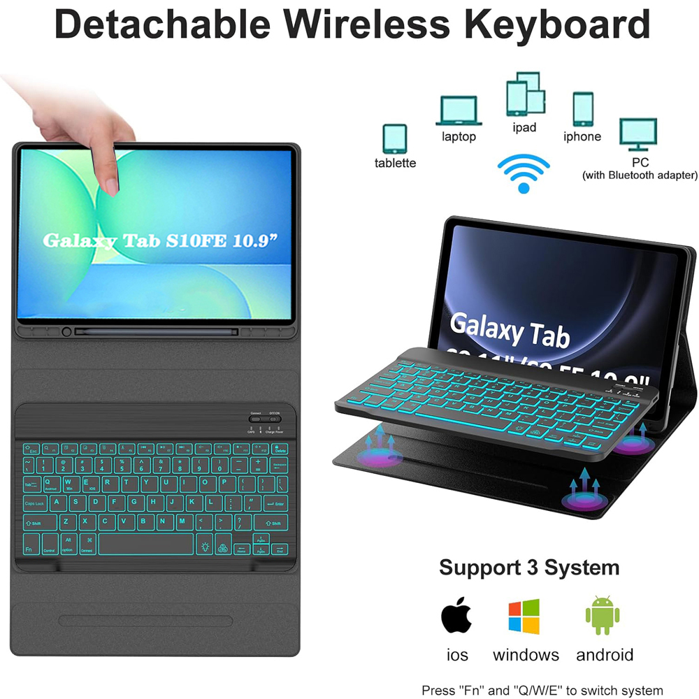 Case for Samsung Galaxy Tab S1 - Tablet S9 Fe Accessories ulasan dan harga