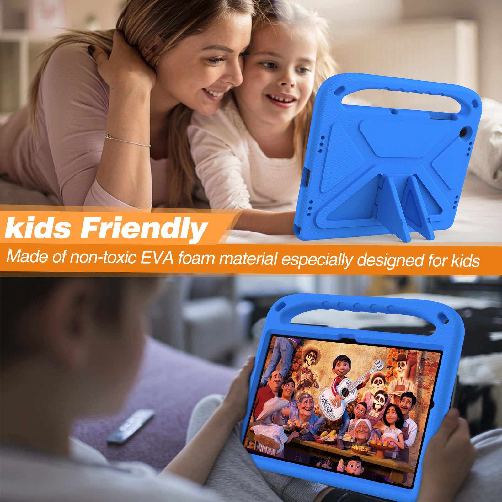 Kids EVA Stand Case For Samsun - Tablet S9 Fe Accessories ulasan dan harga