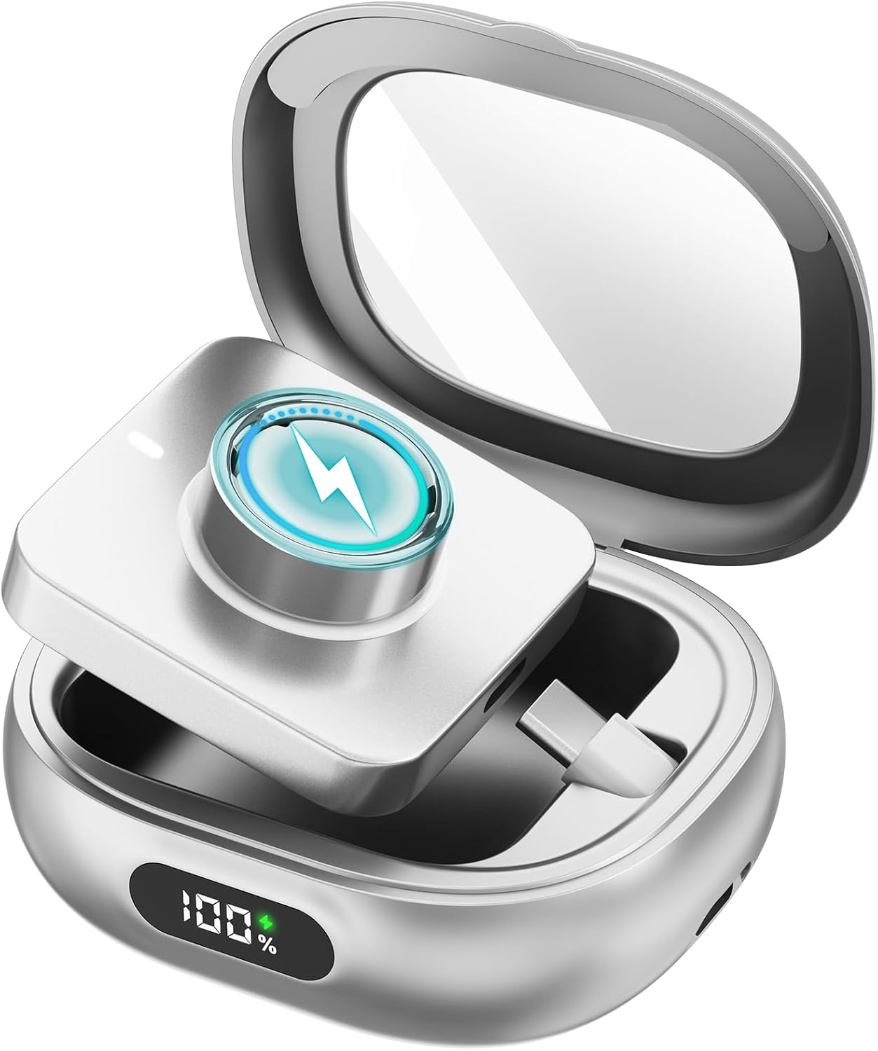 Smart Ring Charging Case Porta - Magnetic Case Smart ulasan dan harga