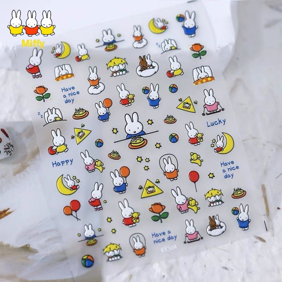 Cute Miffy Rabbit Kawaii Carto - Fire Tablet Accessories ulasan dan harga