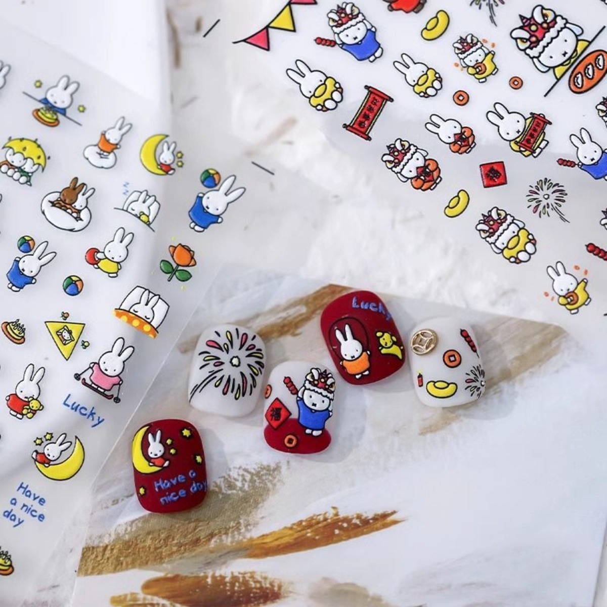 Cute Miffy Rabbit Kawaii Carto - Fire Tablet Accessories ulasan dan harga