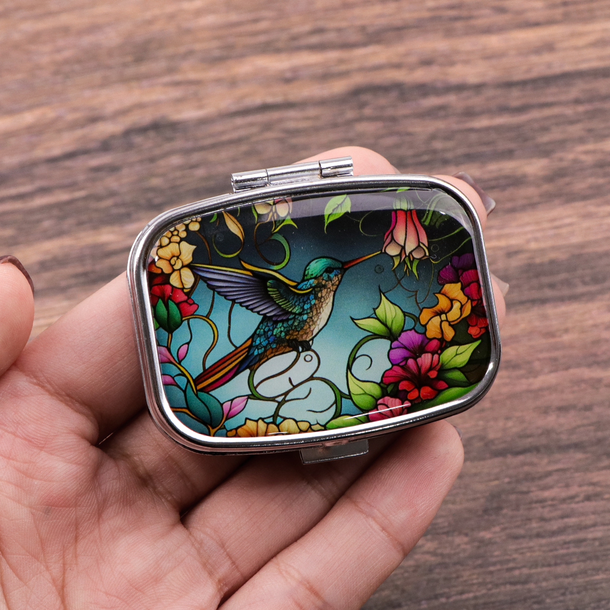 Cute Bird Cartoon Travel Pill  - Tablet Accessories Case ulasan dan harga