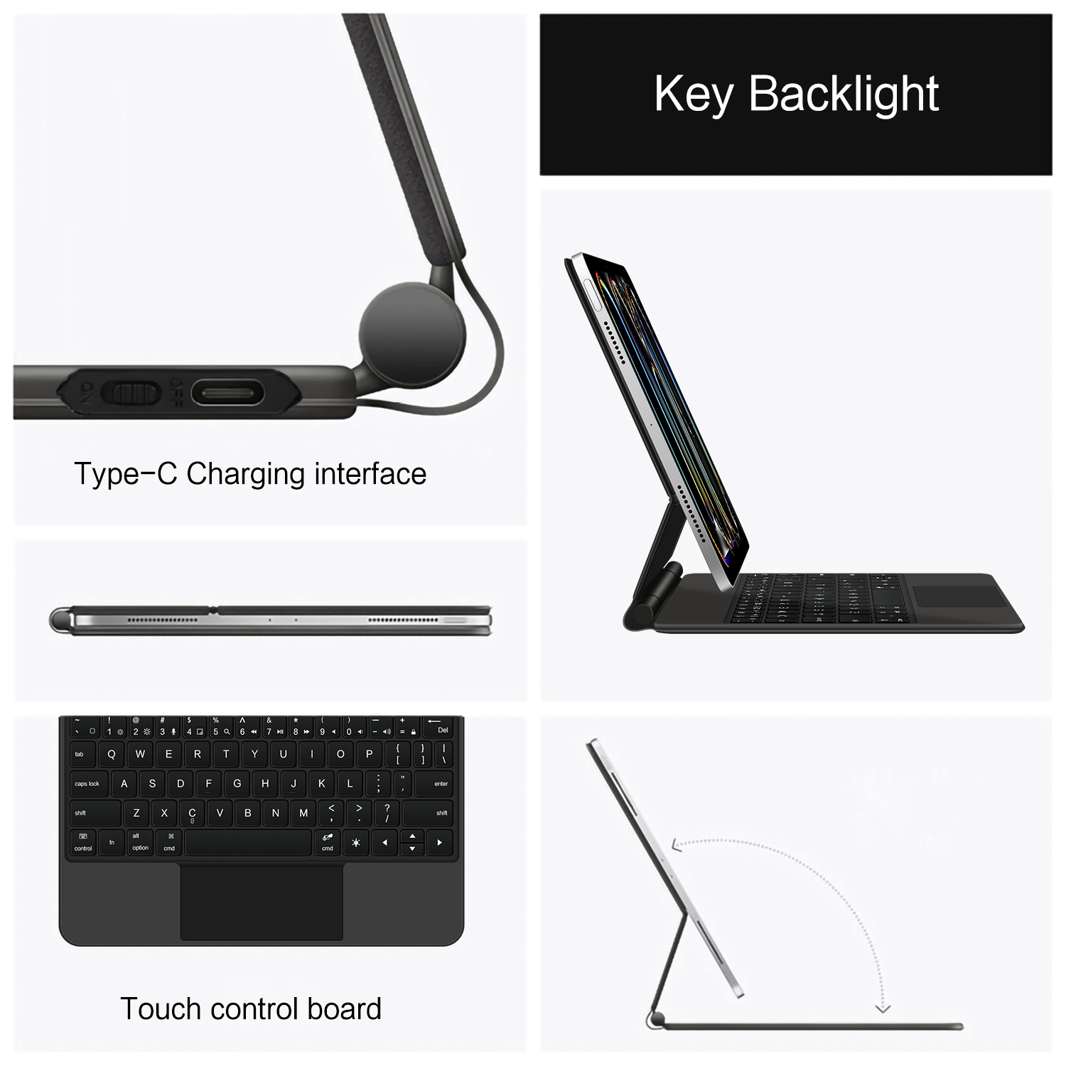 AJIUYU Magnetic Magic Keyboard - Magnetic Case Smart ulasan dan harga