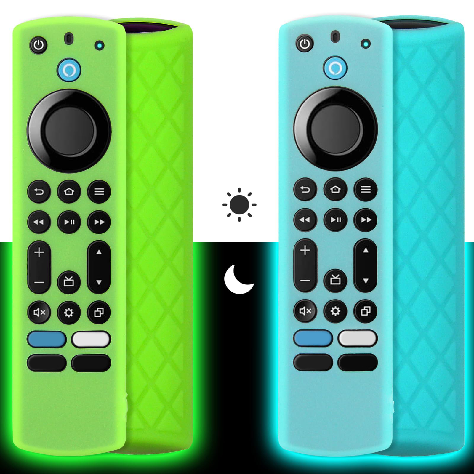 2Pcs Glow in The Dark Silicone - Fire Tablet Accessories ulasan dan harga
