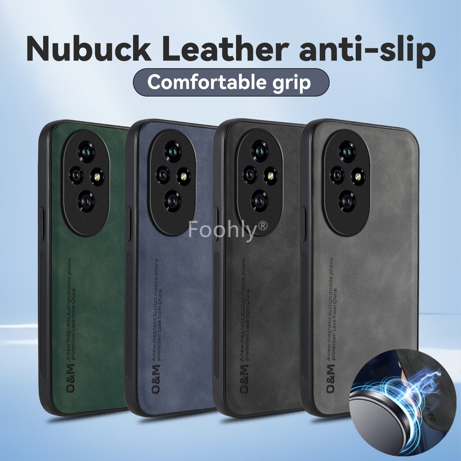 Nubuck Leather Shockproof Magn - Magnetic Case Smart ulasan dan harga