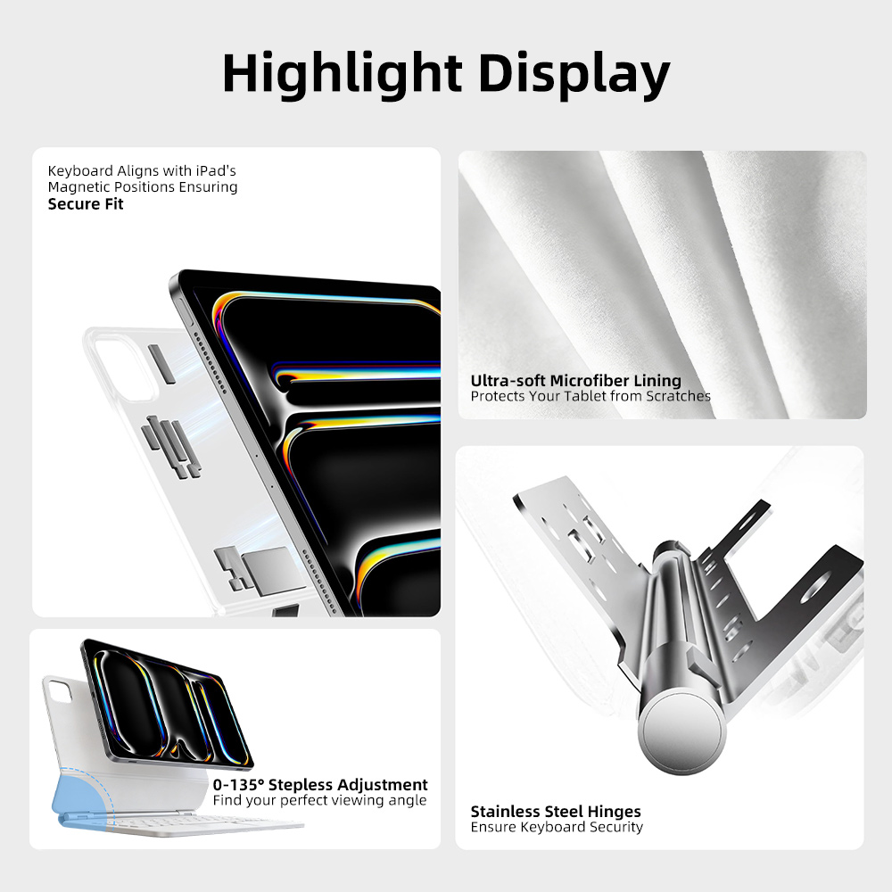 New Magic Wireless Keyboard fo - Magnetic Case Smart ulasan dan harga