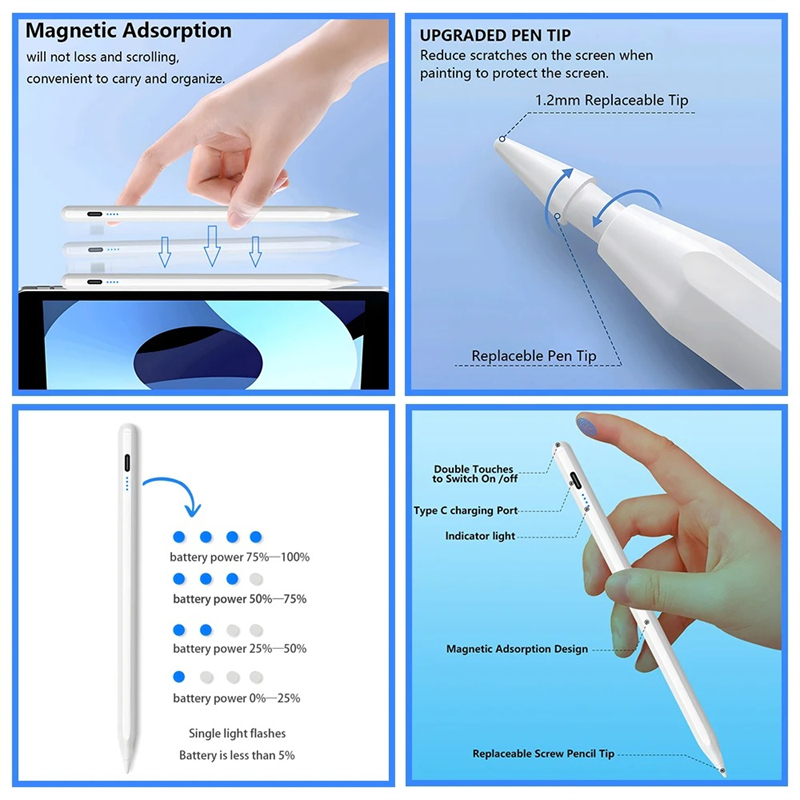 Stylus Pen For Apple iPad Palm - Tablet Pencil Accessories ulasan dan harga
