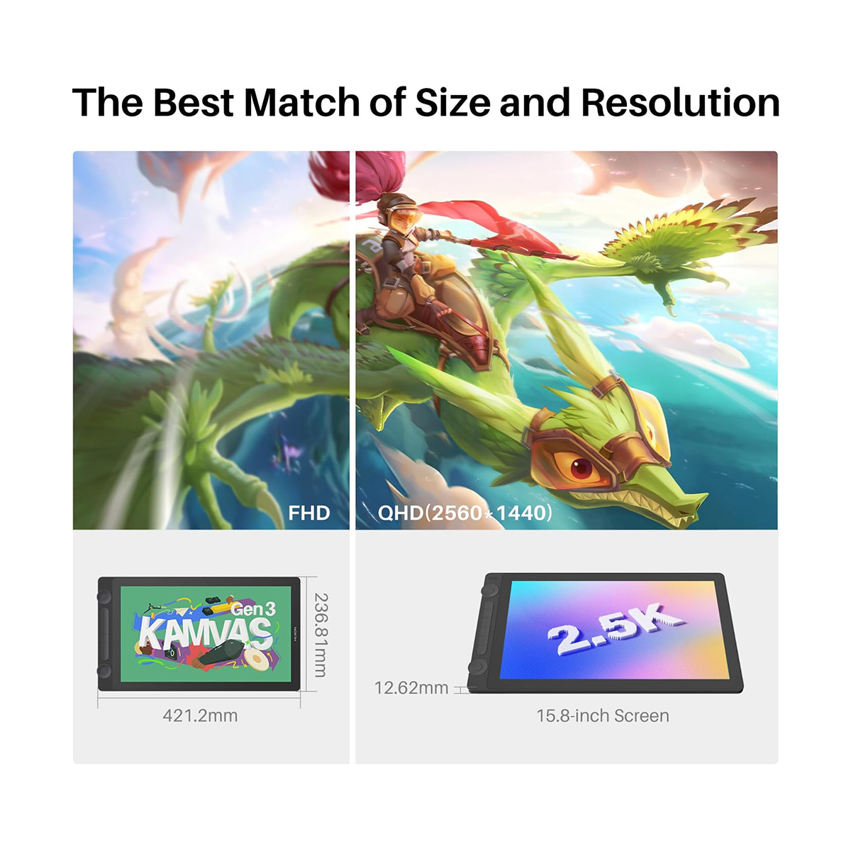 Huion Kamvas 16 (Gen 3) Graphi - Graphic Tablet Accessories ulasan dan harga