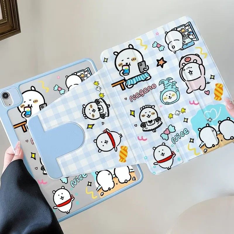 Anime Chiikawa Rotate Three-fo - Tablet Accessories Case ulasan dan harga