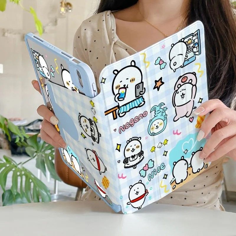 Anime Chiikawa Rotate Three-fo - Tablet Accessories Case ulasan dan harga