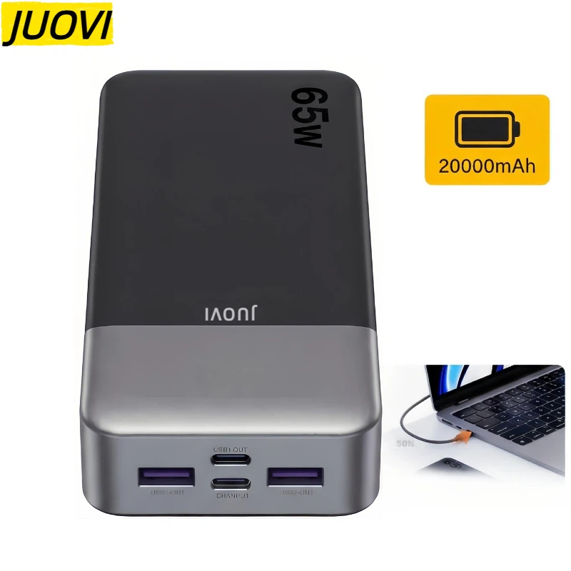JUOVI 20000mAh Power Bank 65W  - Tablet Accessories Samsung ulasan dan harga