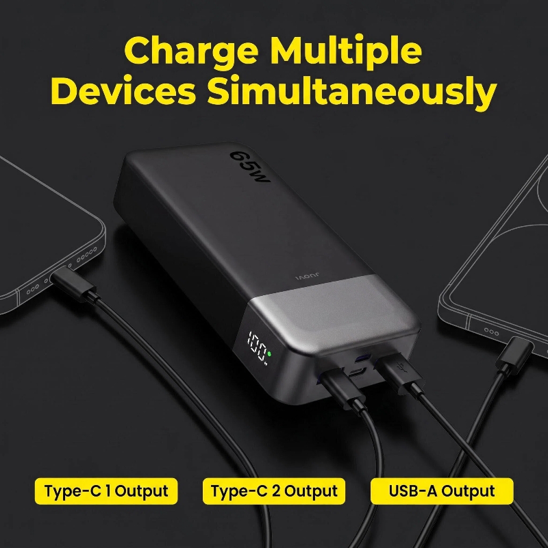 JUOVI 20000mAh Power Bank 65W  - Tablet Accessories Samsung ulasan dan harga
