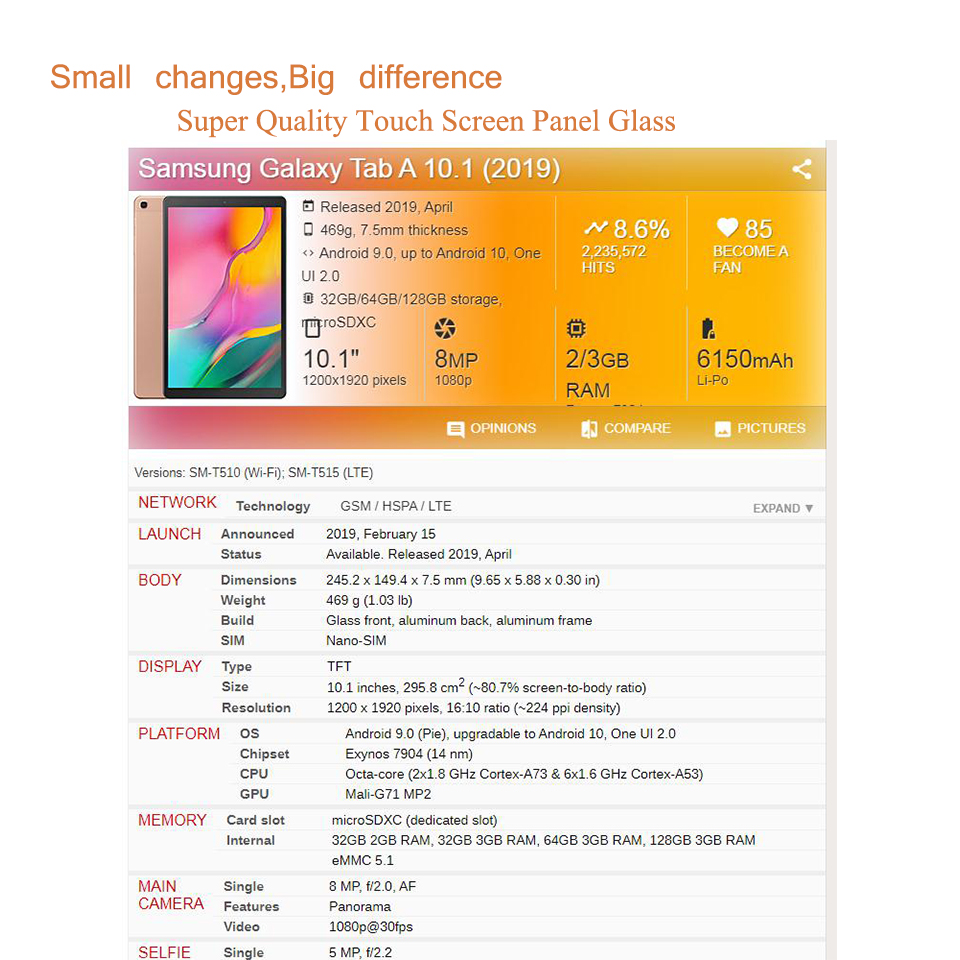 For Samsung Galaxy Tab A 10.1  - Tablet Accessories For Samsung ulasan dan harga