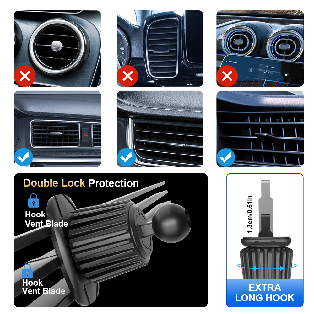 Universal Car Air Vent Tablet  - Tablet Accessories Samsung ulasan dan harga