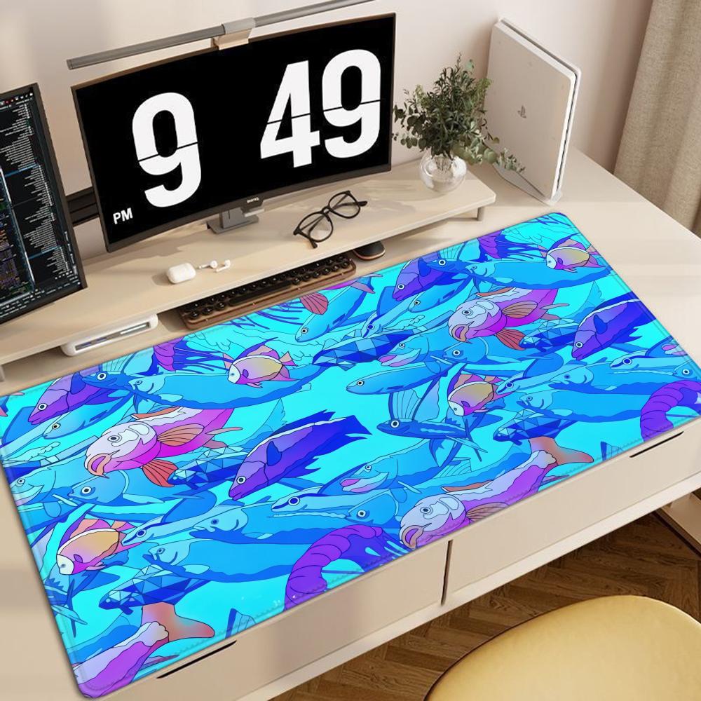 HD Printing Fish Rubber Mouse  - Graphic Tablet Accessories ulasan dan harga