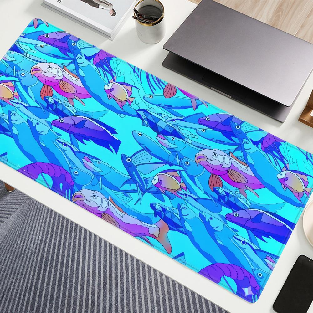 HD Printing Fish Rubber Mouse  - Graphic Tablet Accessories ulasan dan harga